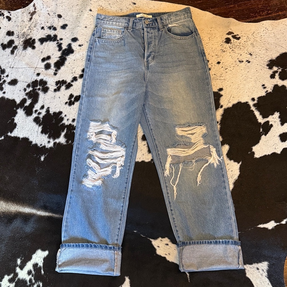 Willow & root distressed jeans size 28